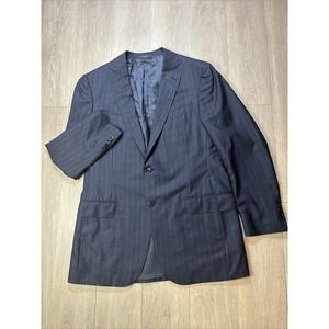 ERMENEGILDO ZEGNA Current 42L Long‎ Sport Jacket Men's Travel Blazer Silk Blend